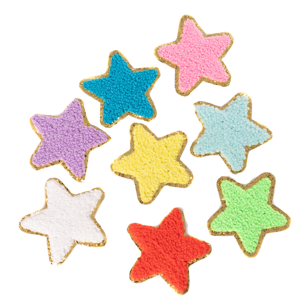 Chenille Star Patches, Chenille Star Patches (Set of 2)