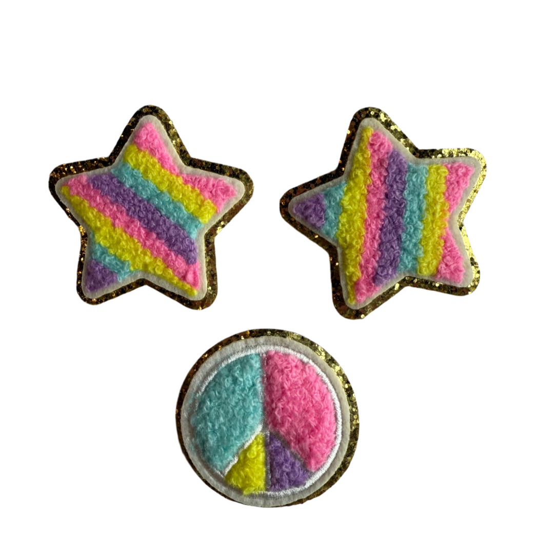 Rainbow Icons Patch Set