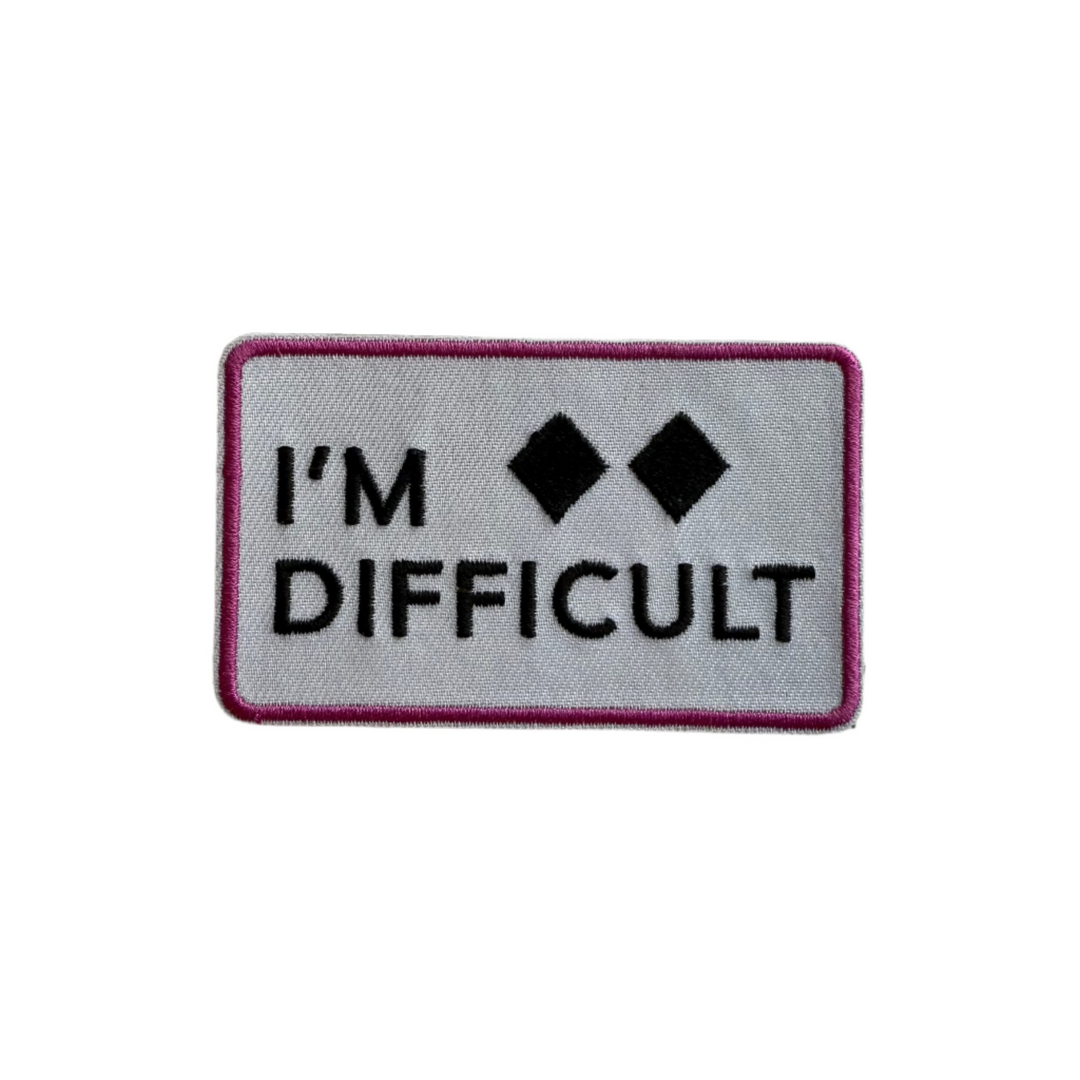 I'm Difficult Double Diamond Patch