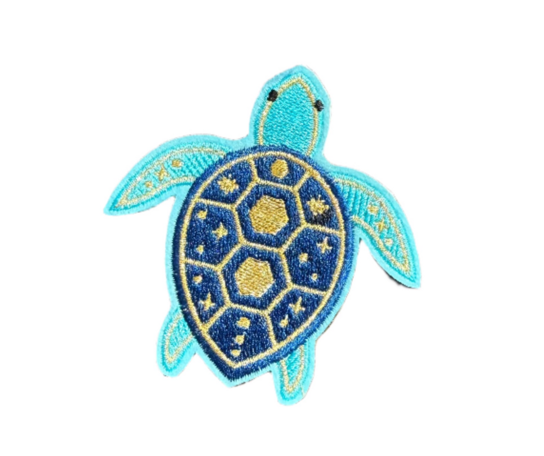 Glitter Turtle Patch