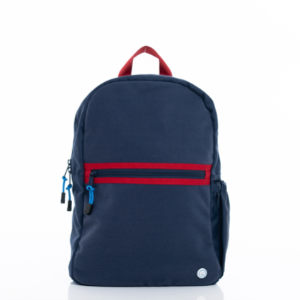 NEW Small Becco Backpack - Kids Lux Navy/Red