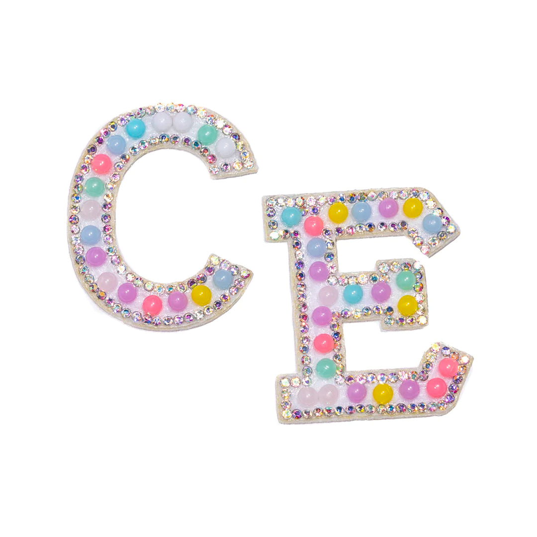 Pastel Pearl Letter Patches