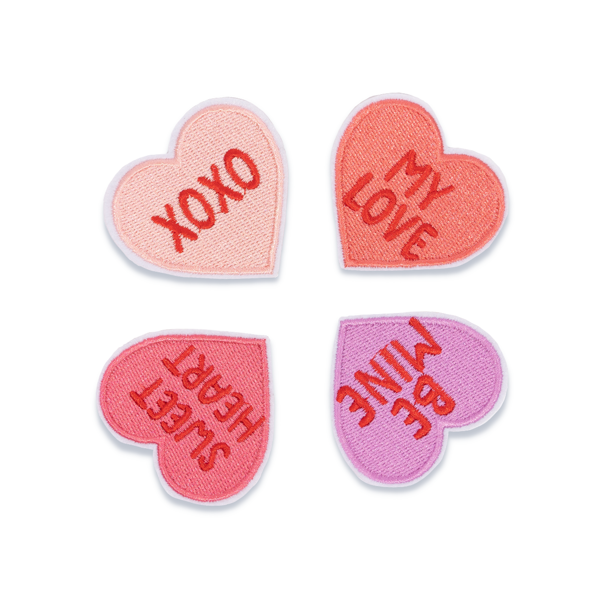 Conversation Hearts Patches