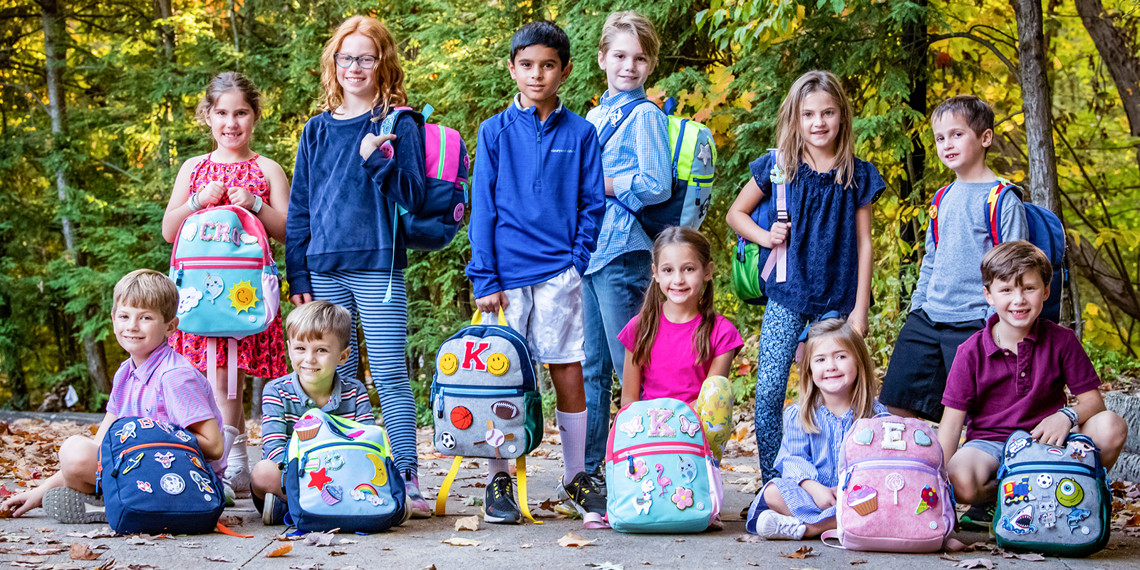 Hook and loop backpack sale