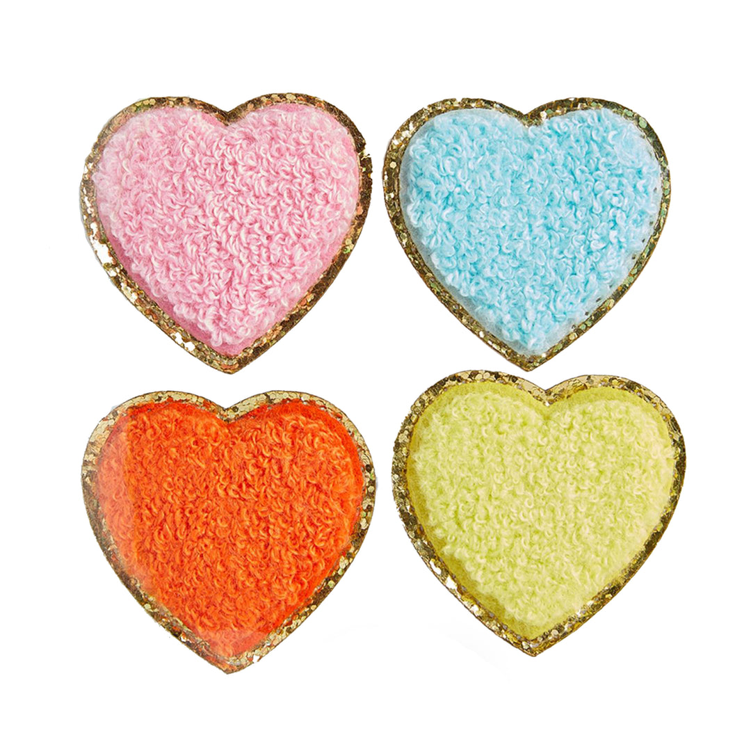 4 Pack of Heart Patches