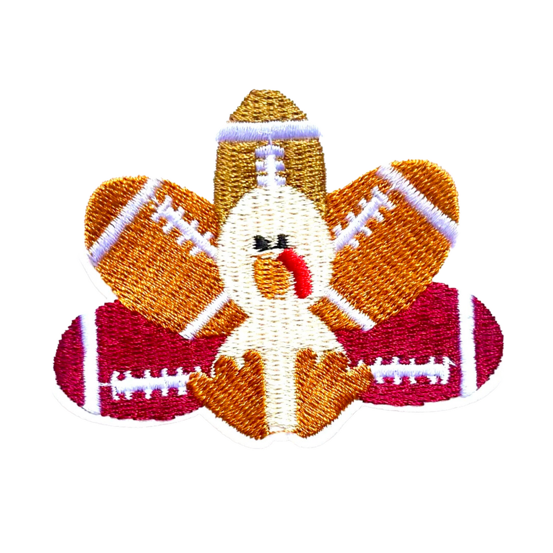 Football & Turkey Time Patch