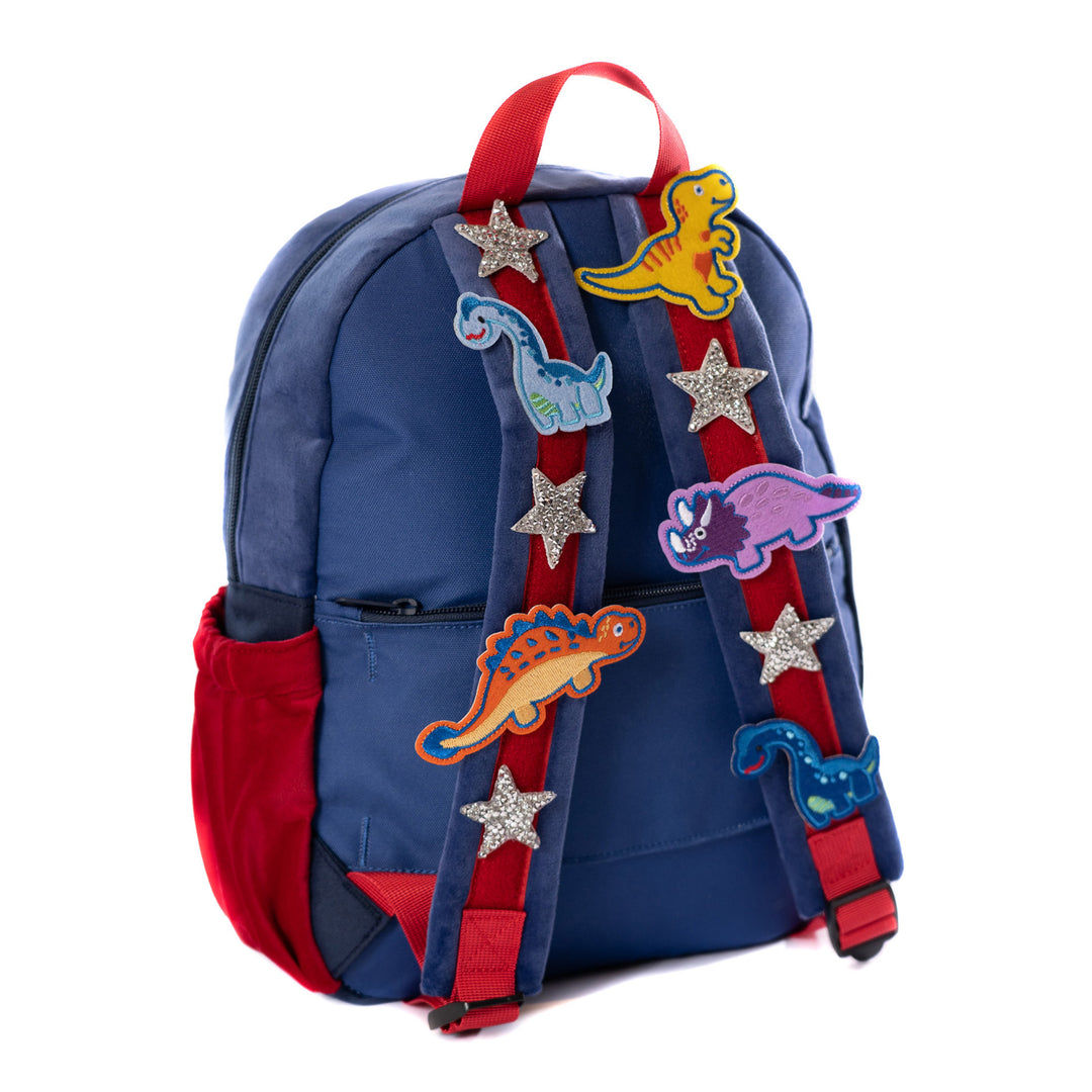 Small Becco Backpack - Kids Lux Cobalt/Red