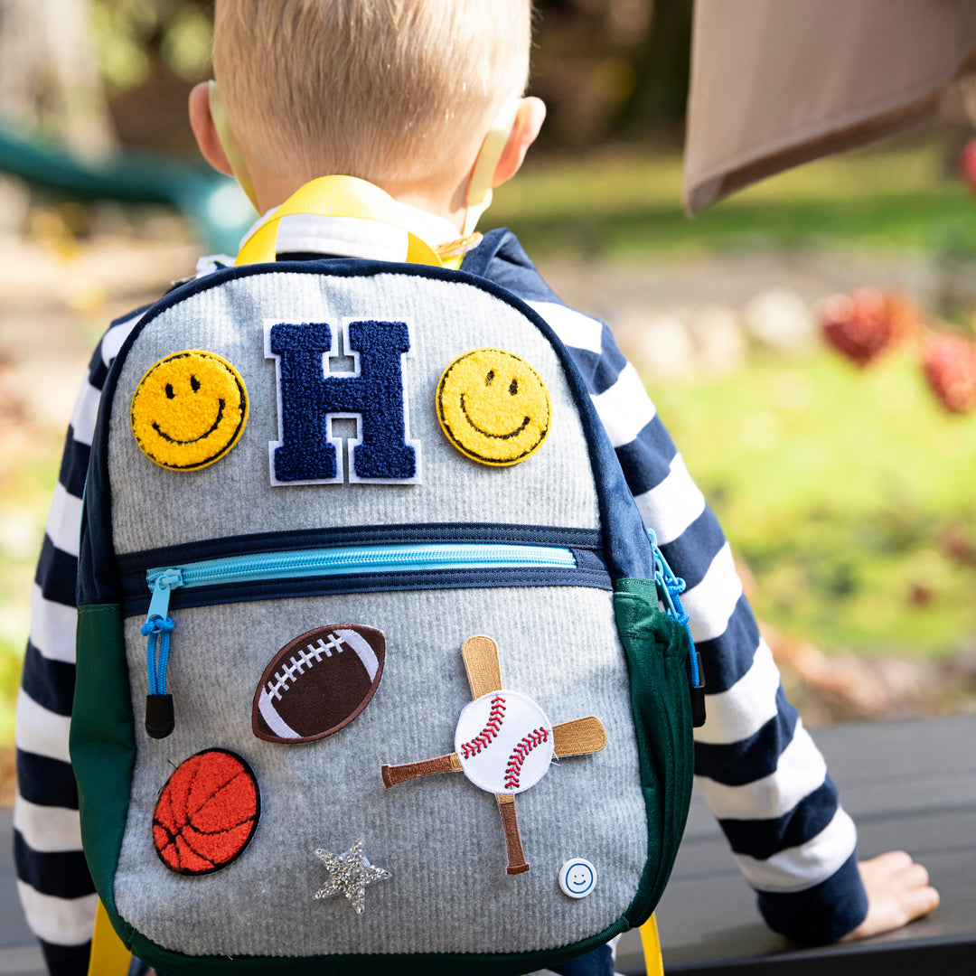 Small Becco Backpack - Kids Lux Navy/Hunter