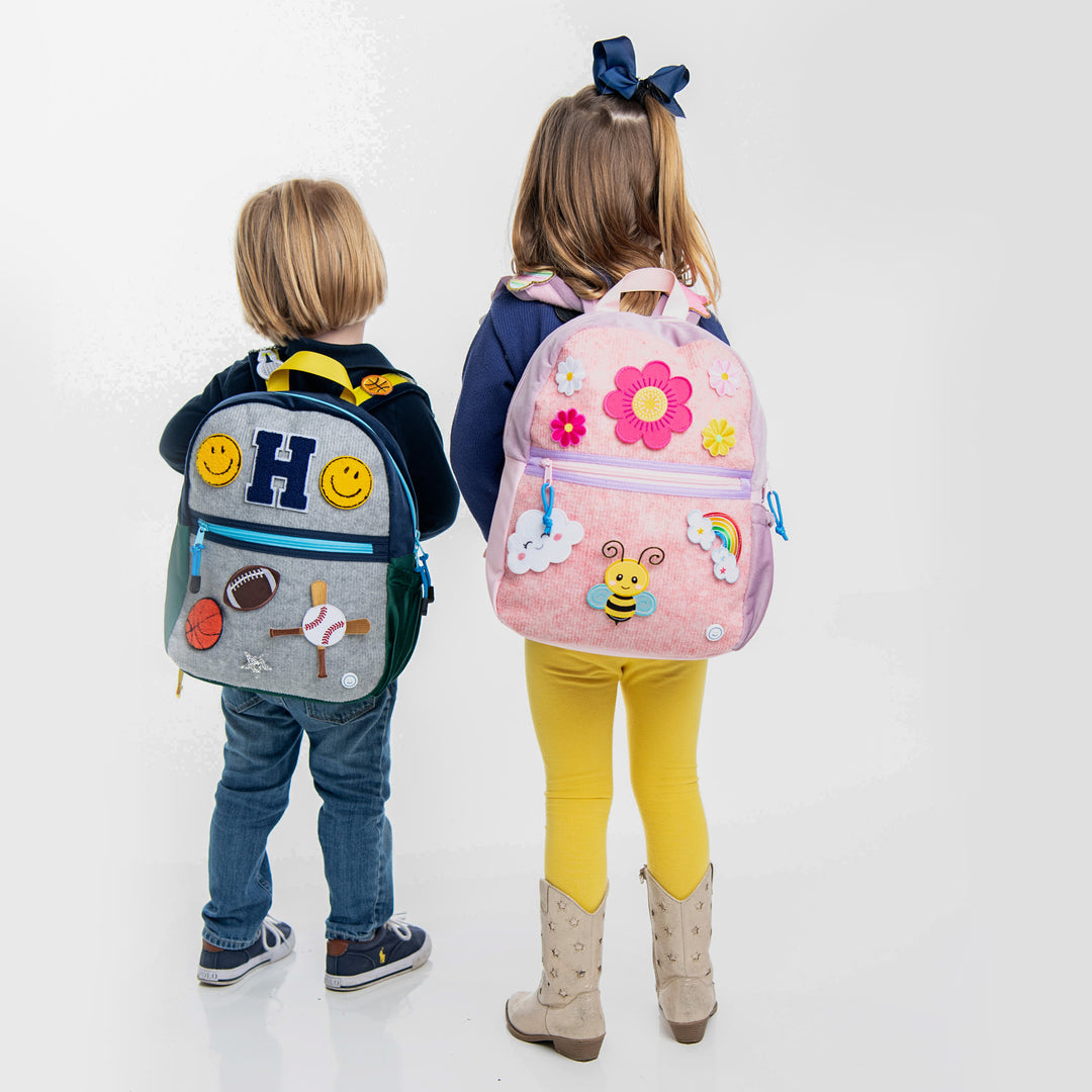 Small Becco Backpack - Kids Lux Navy/Hunter