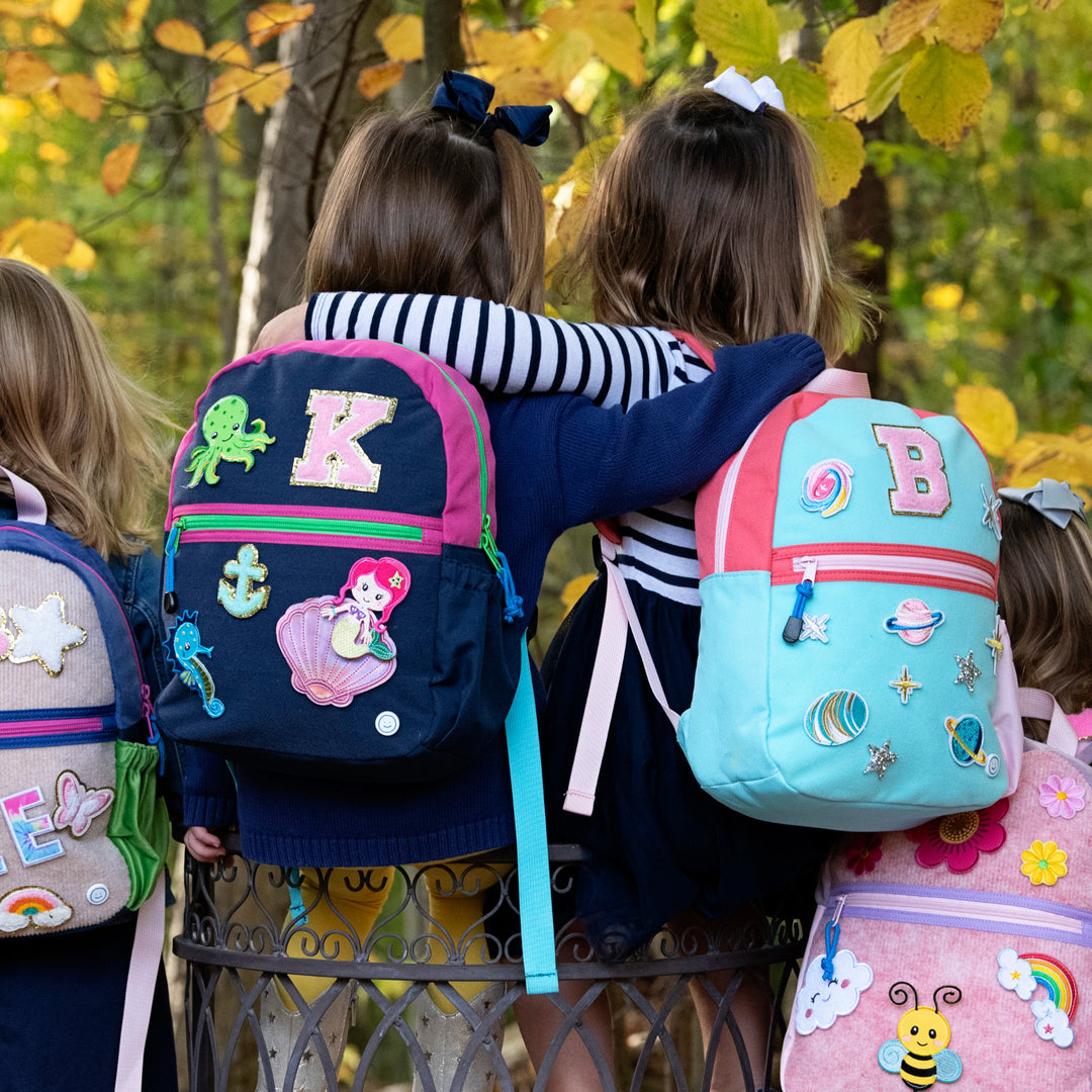 children coach backpack Becco Bags Kid's Hook & Loop Sport Backpack Coral Splash
