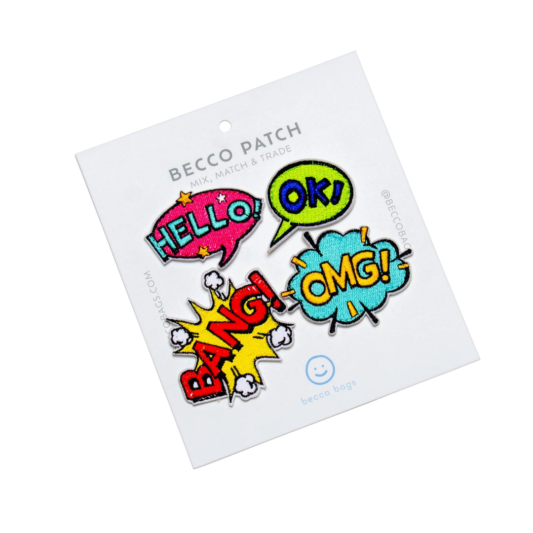 Comic Word Bubbles Patch Set