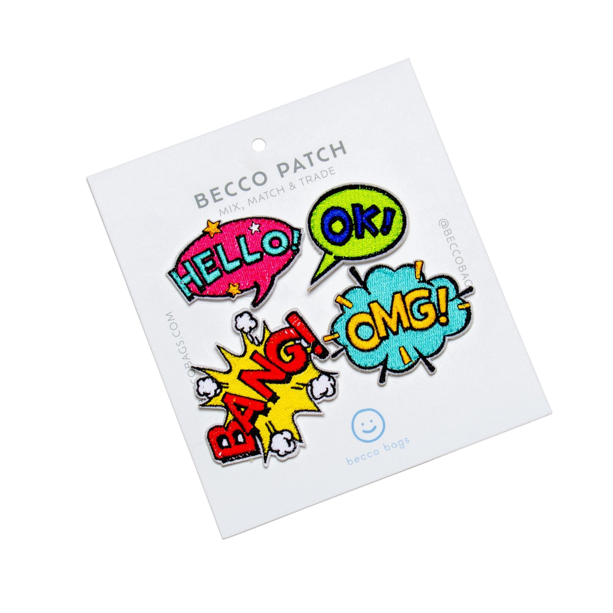 Comic Word Bubbles Patch Set