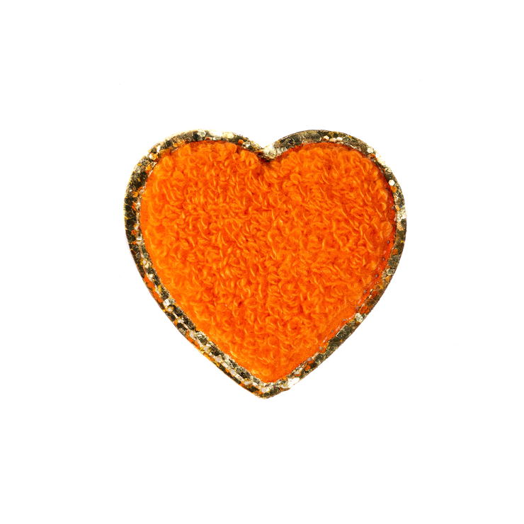 Chenille Sparkle Hearts (Set of 2)