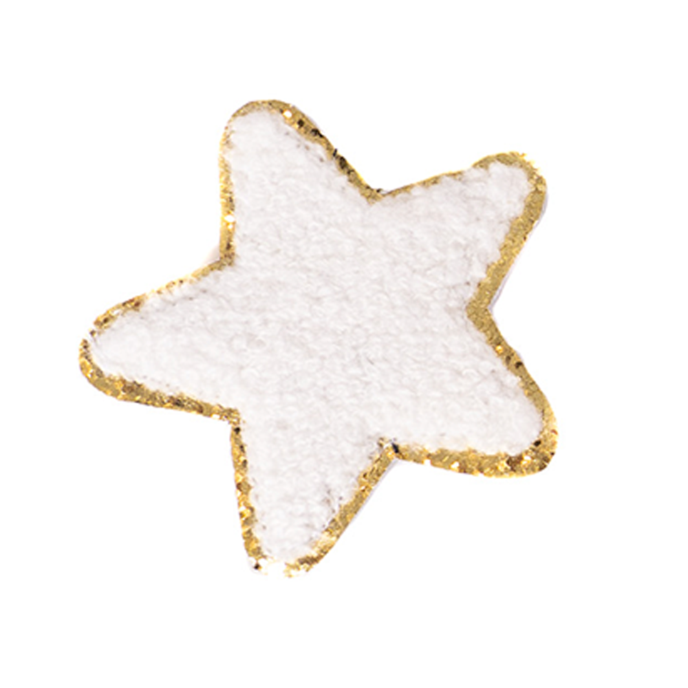 Chenille Star Patches (Set of 2)