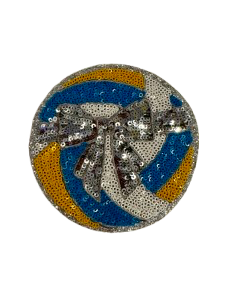 Sequin Volleyball Patch