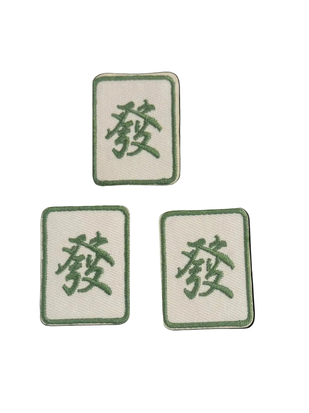 Three Mahj Tiles