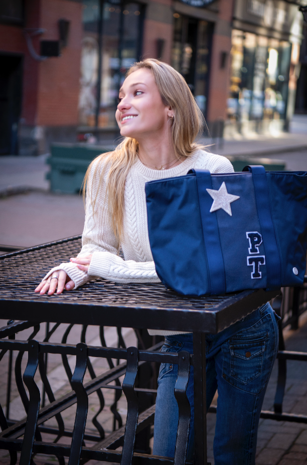 Becco Tote Bag — Navy