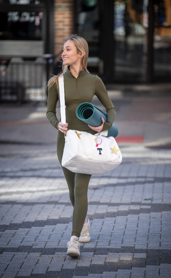 Becco Sleepover Duffle Bag — Cream