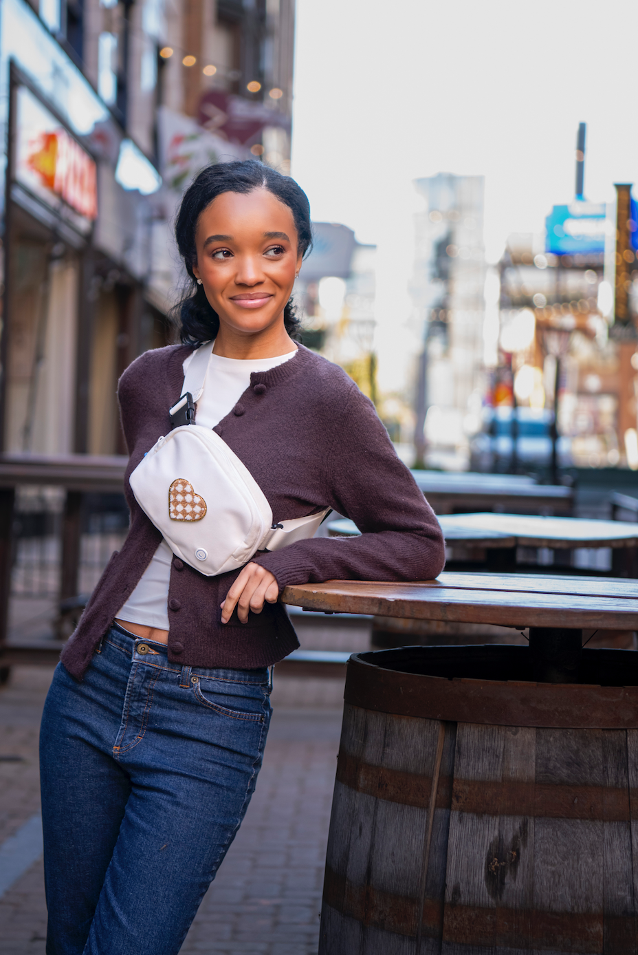 Becco Belt Bag - Cream