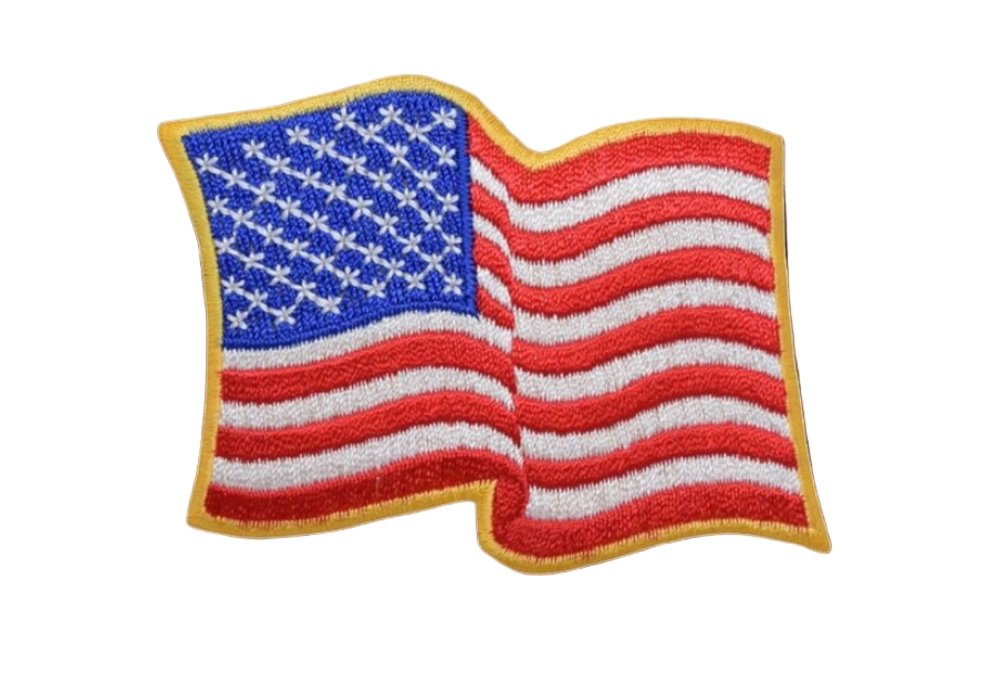 USA! Flag Patch