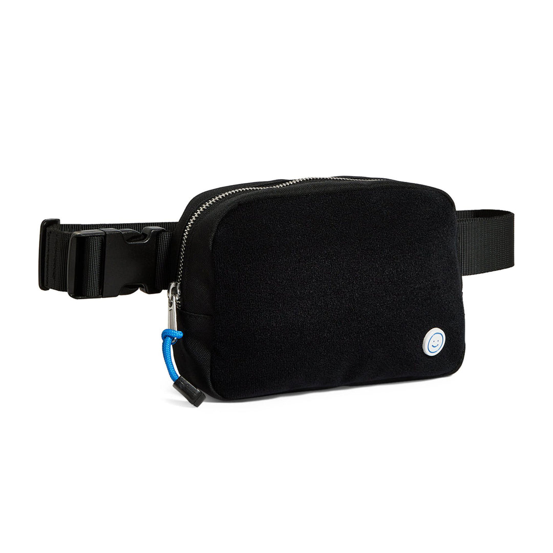 Becco Belt Bag - Black/Silver Zipper