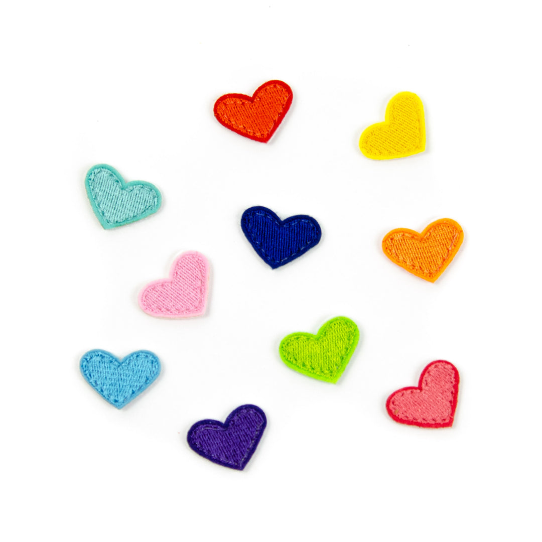 Assorted Hearts Patch Set