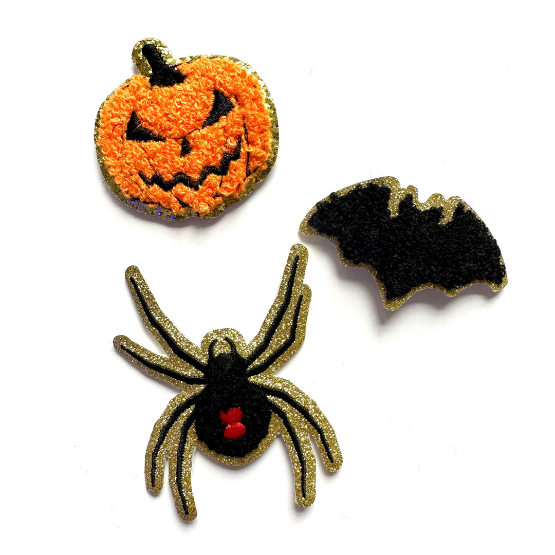 Creepy Crawler Halloween Patch Set