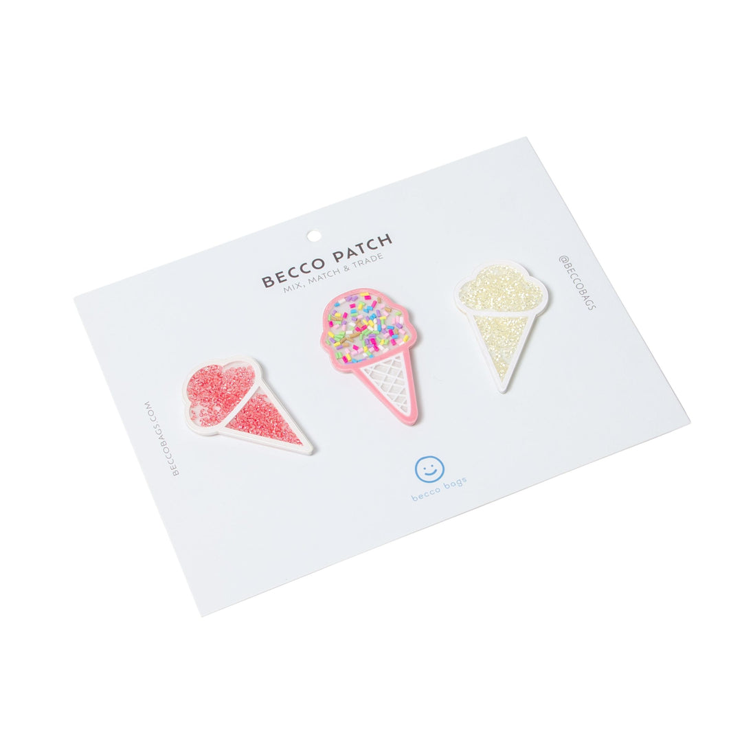 Ice Cream Cone Acrylic Patch Set