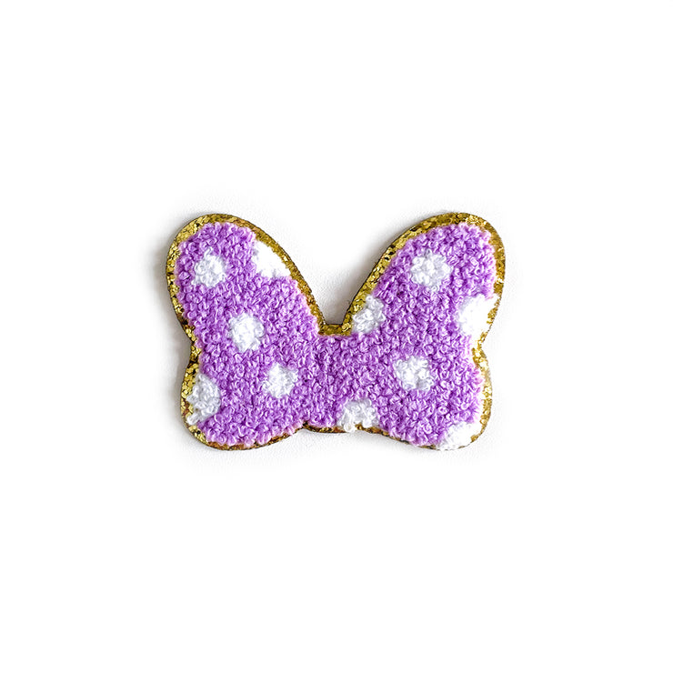Chenille Bow Patches 